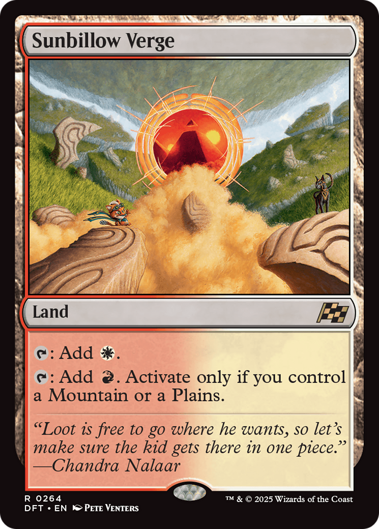 Sunbillow Verge [Aetherdrift] | Jomio and Rueliete's Cards and Comics
