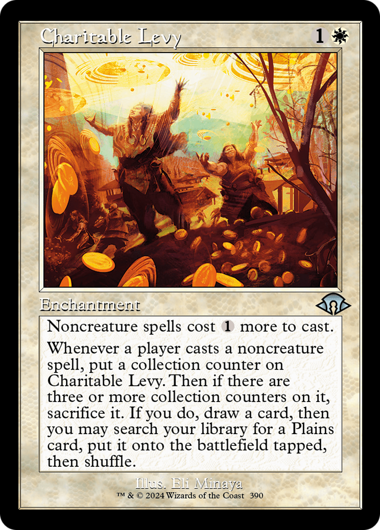Charitable Levy (Retro) [Modern Horizons 3] | Jomio and Rueliete's Cards and Comics