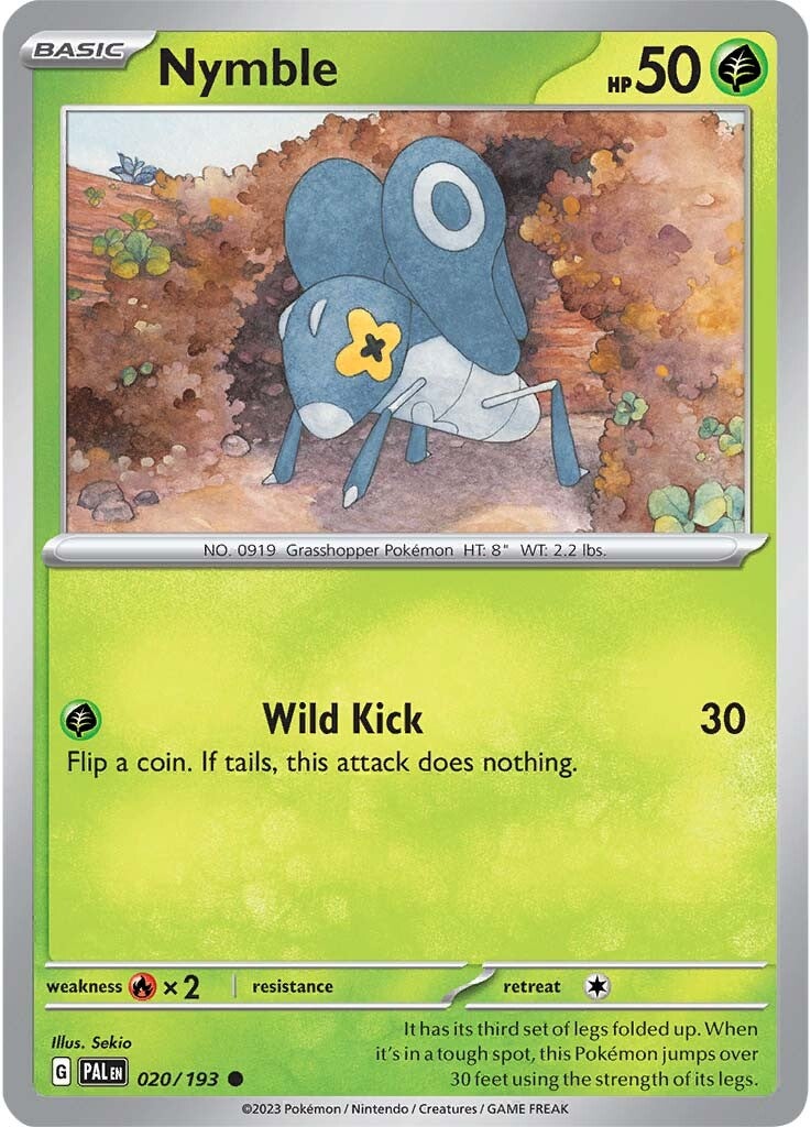Nymble (020/193) [Scarlet & Violet: Paldea Evolved] | Jomio and Rueliete's Cards and Comics