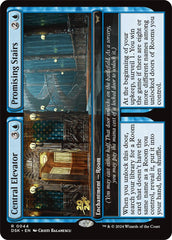 Central Elevator // Promising Stairs [Duskmourn: House of Horror Prerelease Promos] | Jomio and Rueliete's Cards and Comics