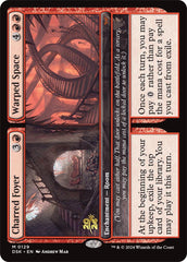 Charred Foyer // Warped Space [Duskmourn: House of Horror Prerelease Promos] | Jomio and Rueliete's Cards and Comics