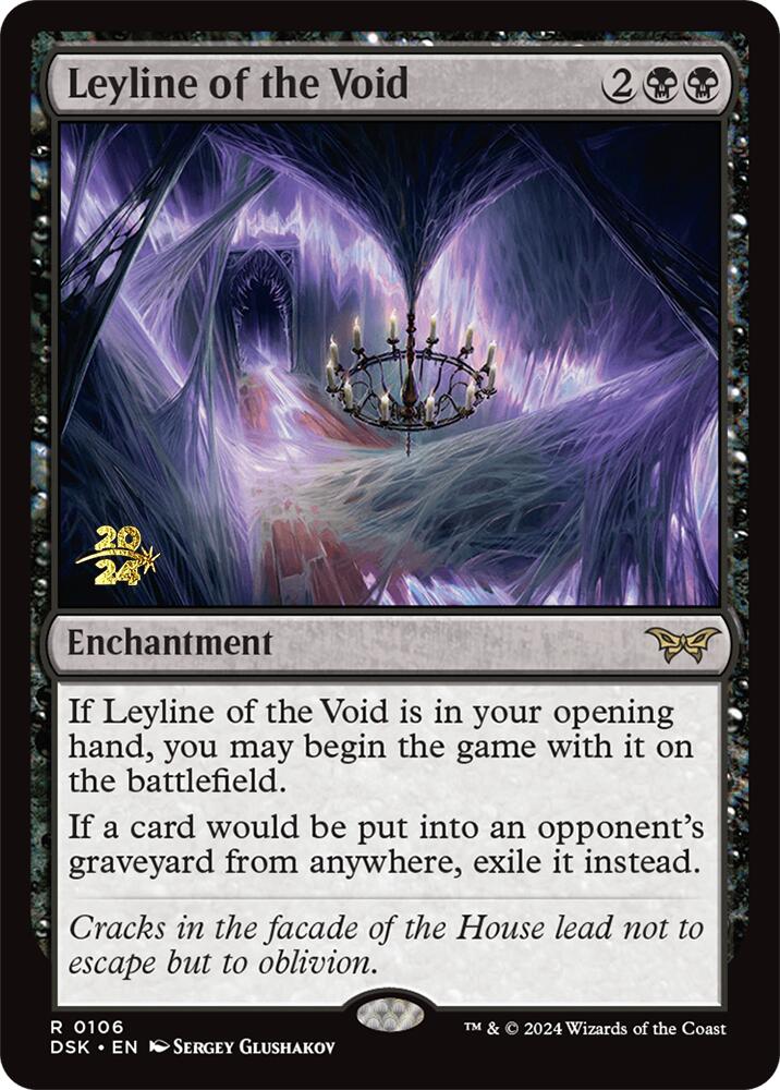 Leyline of the Void (0106) [Duskmourn: House of Horror Prerelease Promos] | Jomio and Rueliete's Cards and Comics