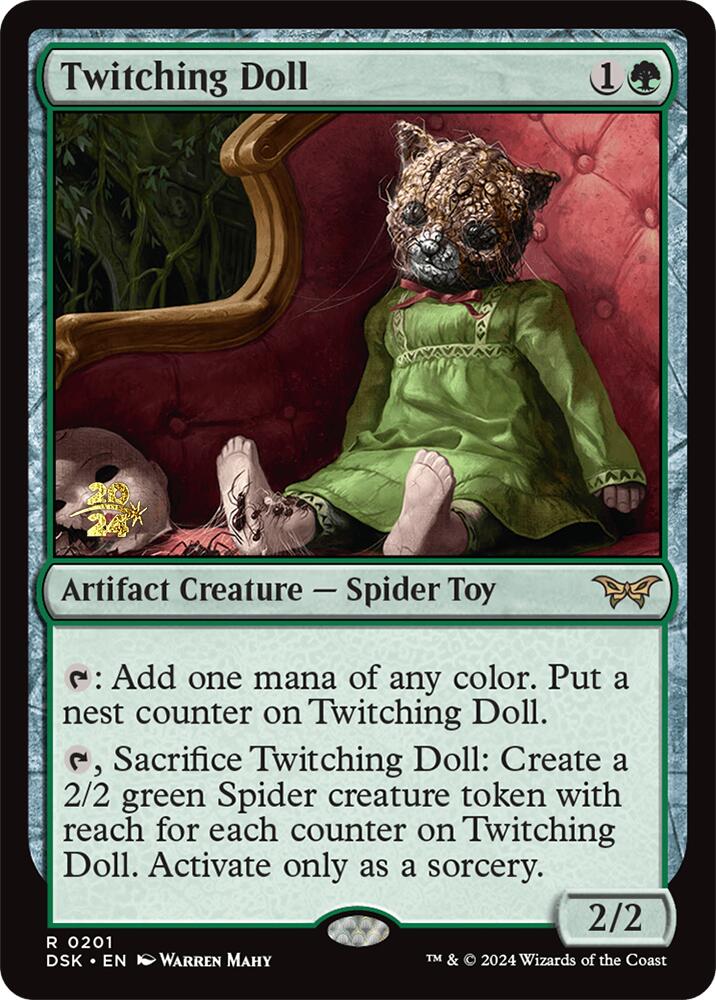 Twitching Doll [Duskmourn: House of Horror Prerelease Promos] | Jomio and Rueliete's Cards and Comics