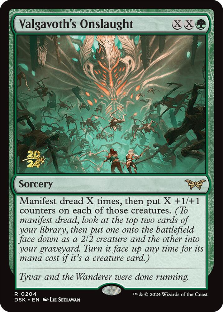 Valgavoth's Onslaught [Duskmourn: House of Horror Prerelease Promos] | Jomio and Rueliete's Cards and Comics