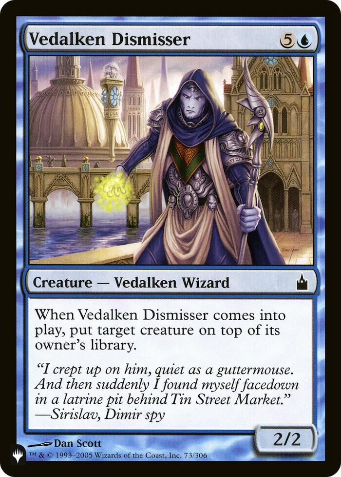 Vedalken Dismisser [The List] | Jomio and Rueliete's Cards and Comics
