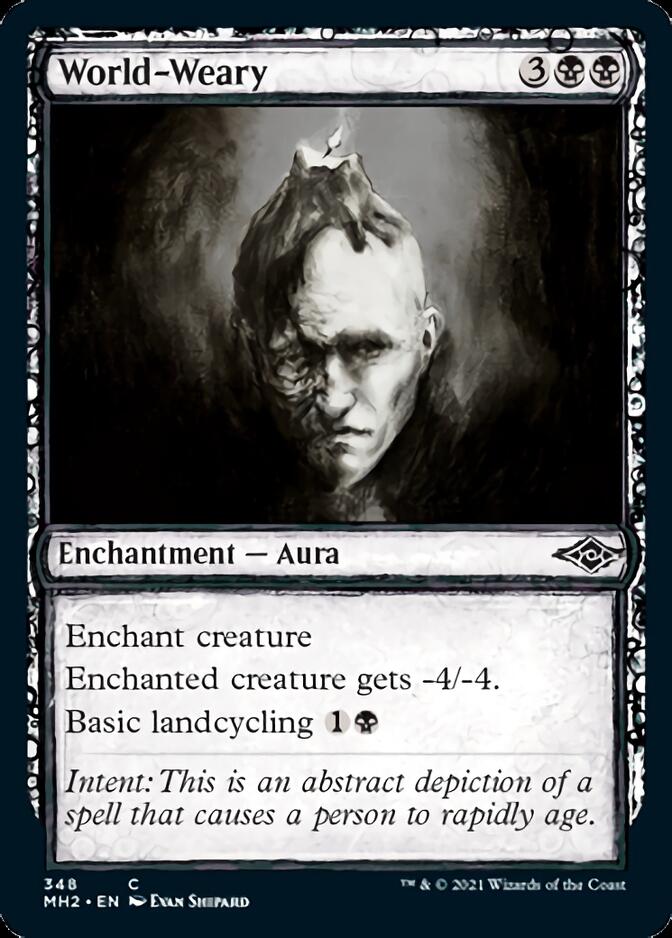 World-Weary (Sketch) [Modern Horizons 2] | Jomio and Rueliete's Cards and Comics