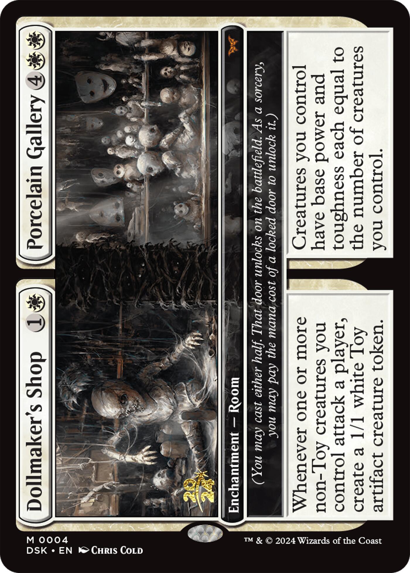 Dollmaker's Shop // Porcelain Gallery [Duskmourn: House of Horror Prerelease Promos] | Jomio and Rueliete's Cards and Comics