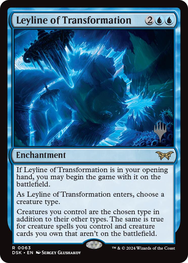 Leyline of Transformation (Promo Pack) [Duskmourn: House of Horror Promos] | Jomio and Rueliete's Cards and Comics