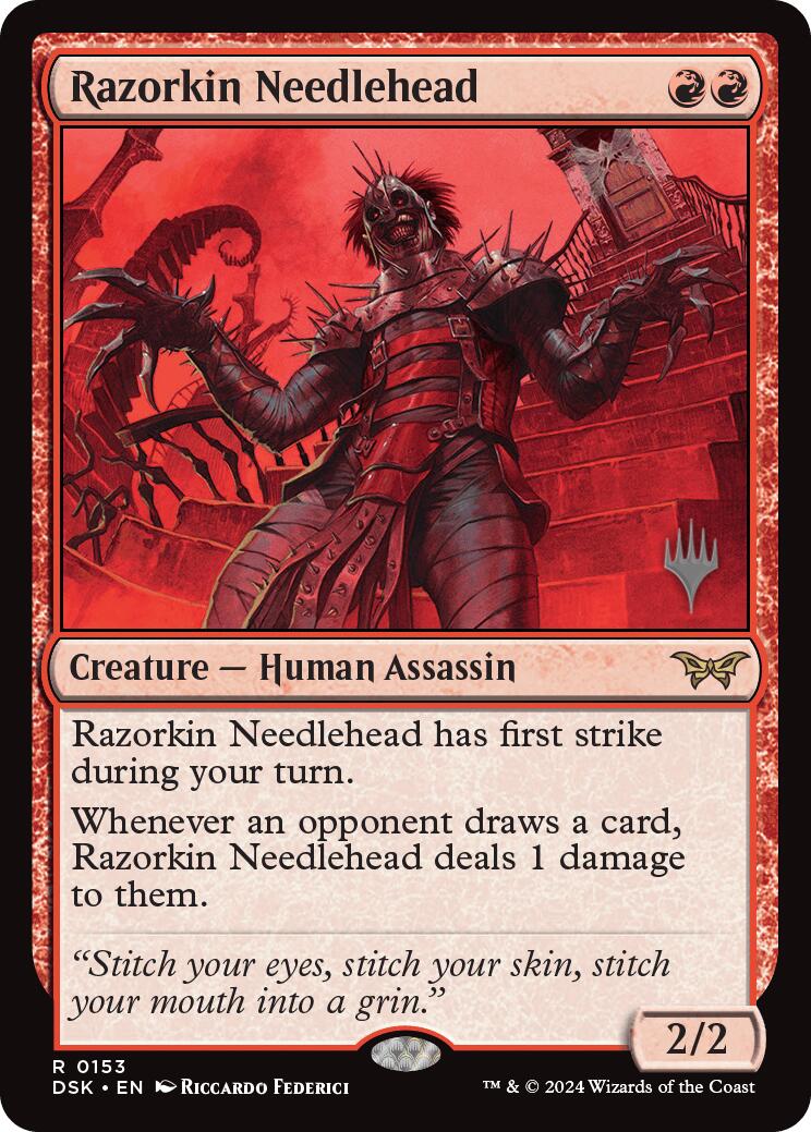 Razorkin Needlehead [Duskmourn: House of Horror Promos] | Jomio and Rueliete's Cards and Comics