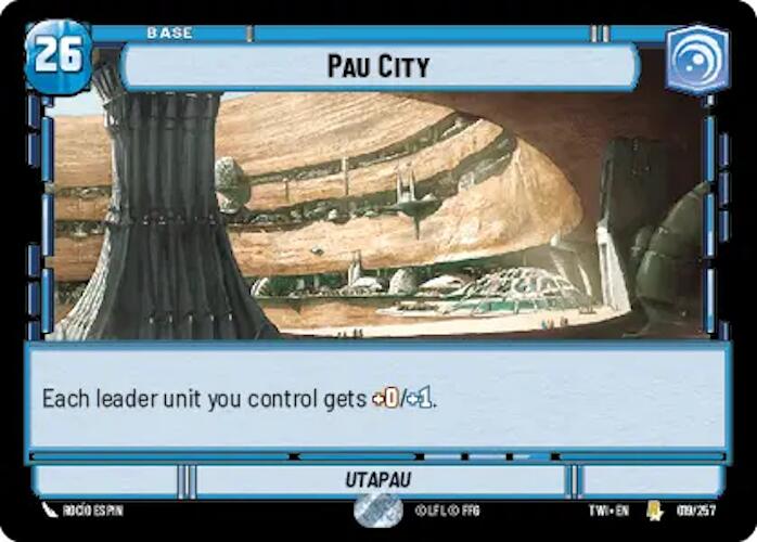 Pau City (019/257) (019/257) [Twilight of the Republic] | Jomio and Rueliete's Cards and Comics