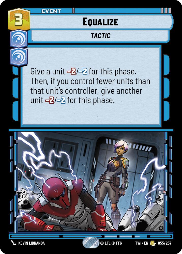 Equalize (055/257) (055/257) [Twilight of the Republic] | Jomio and Rueliete's Cards and Comics