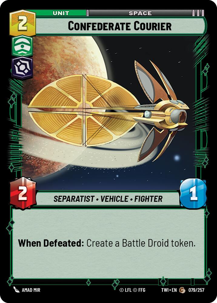 Confederate Courier (079/257) (079/257) [Twilight of the Republic] | Jomio and Rueliete's Cards and Comics