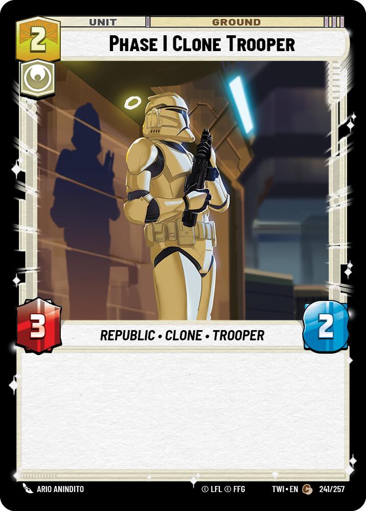 Phase I Clone Trooper (241/257) (241/257) [Twilight of the Republic] | Jomio and Rueliete's Cards and Comics