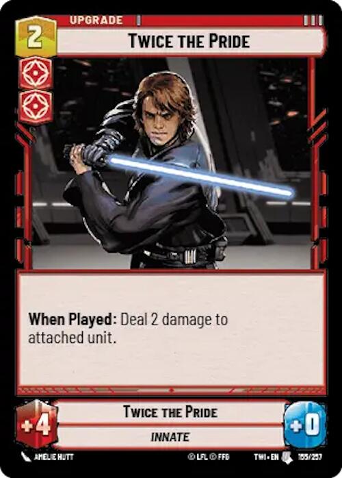 Twice the Pride (155/257) (155/257) [Twilight of the Republic] | Jomio and Rueliete's Cards and Comics