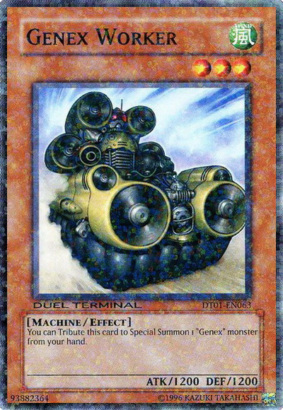 Genex Worker [DT01-EN063] Common | Jomio and Rueliete's Cards and Comics