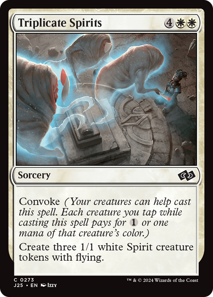 Triplicate Spirits [Foundations Jumpstart] | Jomio and Rueliete's Cards and Comics