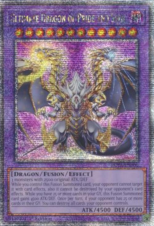 Ultimate Dragon of Pride and Soul [ROTA-EN000] Quarter Century Secret Rare | Jomio and Rueliete's Cards and Comics