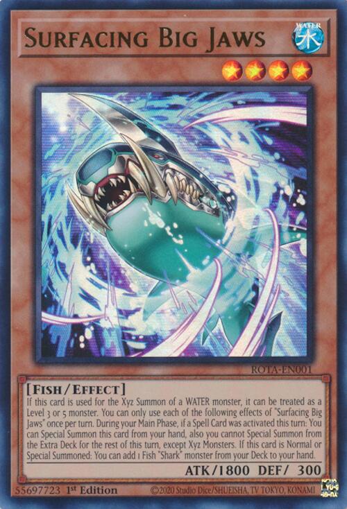 Surfacing Big Jaws [ROTA-EN001] Ultra Rare | Jomio and Rueliete's Cards and Comics