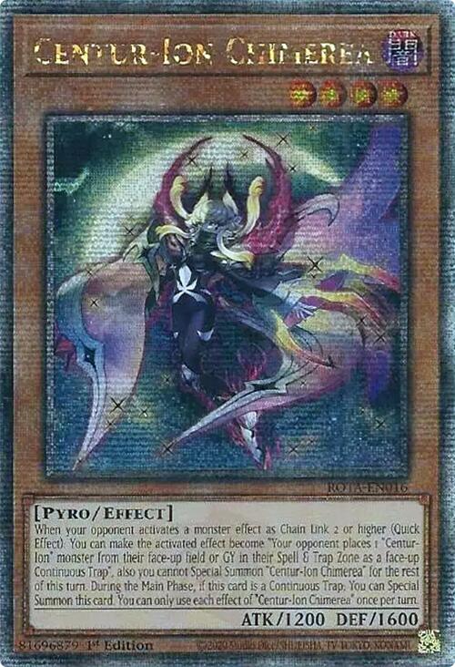Centur-Ion Chimerea (Quarter Century Secret Rare) [ROTA-EN016] Quarter Century Secret Rare | Jomio and Rueliete's Cards and Comics