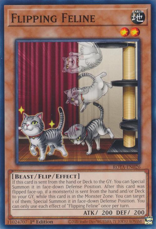 Flipping Feline [ROTA-EN026] Common | Jomio and Rueliete's Cards and Comics