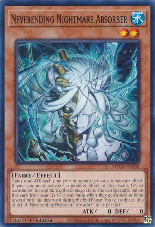 Neverending Nightmare Absorber [ROTA-EN028] Common | Jomio and Rueliete's Cards and Comics