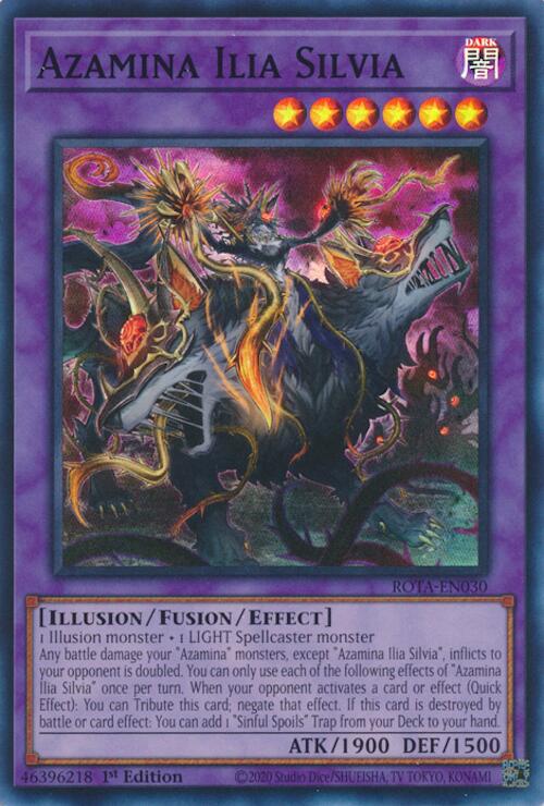 Azamina Ilia Silvia [ROTA-EN030] Super Rare | Jomio and Rueliete's Cards and Comics