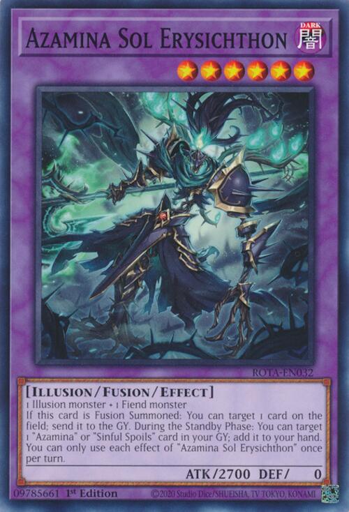 Azamina Sol Erysichthon [ROTA-EN032] Common | Jomio and Rueliete's Cards and Comics