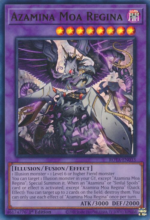 Azamina Moa Regina [ROTA-EN033] Ultra Rare | Jomio and Rueliete's Cards and Comics