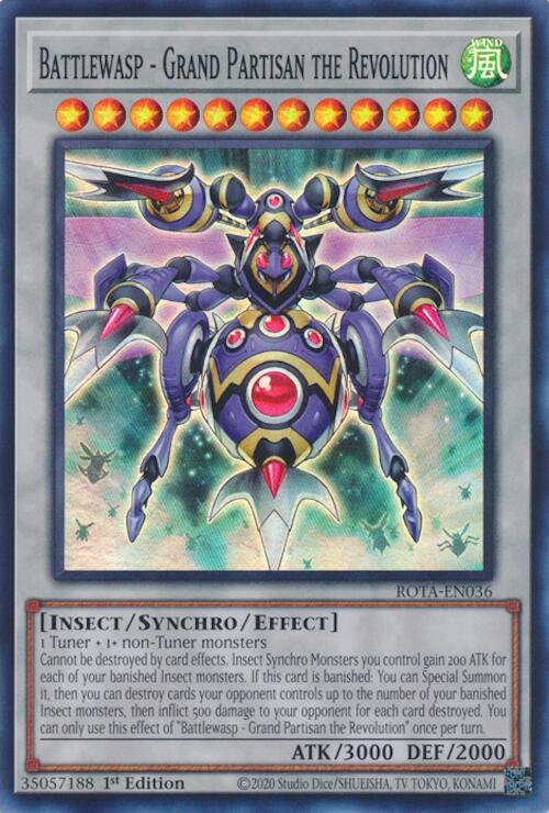 Battlewasp - Grand Partisan the Revolution [ROTA-EN036] Super Rare | Jomio and Rueliete's Cards and Comics