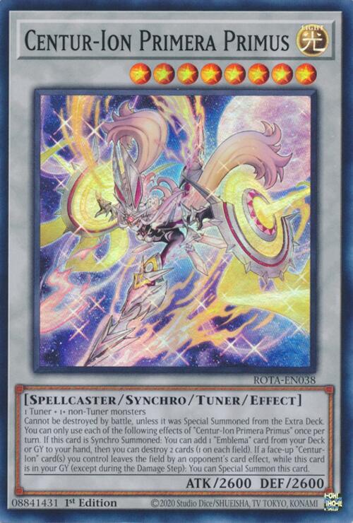 Centur-Ion Primera Primus [ROTA-EN038] Super Rare | Jomio and Rueliete's Cards and Comics
