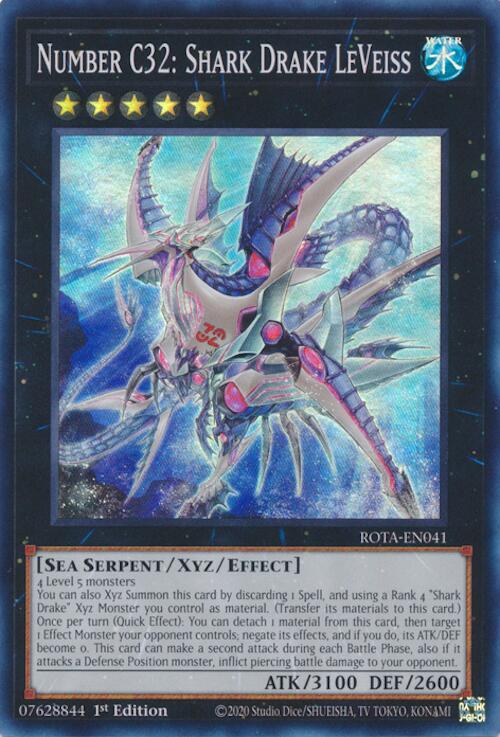 Number C32: Shark Drake LeVeiss [ROTA-EN041] Super Rare | Jomio and Rueliete's Cards and Comics