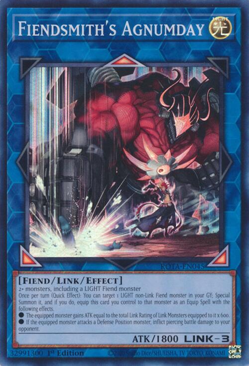 Fiendsmith's Agnumday [ROTA-EN045] Super Rare | Jomio and Rueliete's Cards and Comics