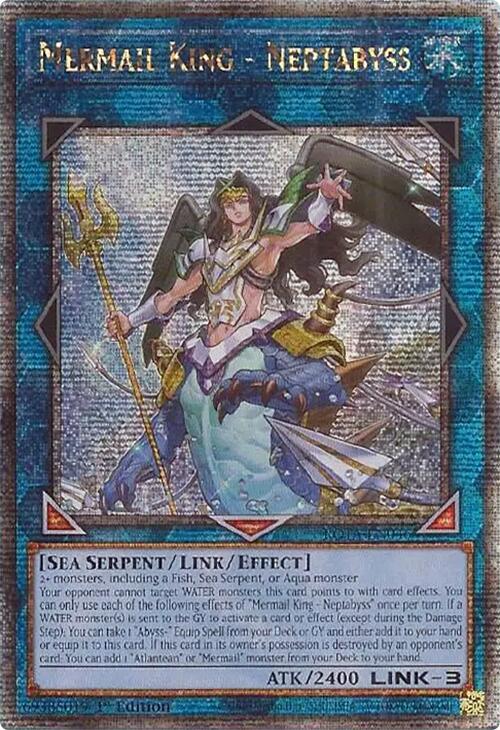 Mermail King - Neptabyss (Quarter Century Secret Rare) [ROTA-EN046] Quarter Century Secret Rare | Jomio and Rueliete's Cards and Comics