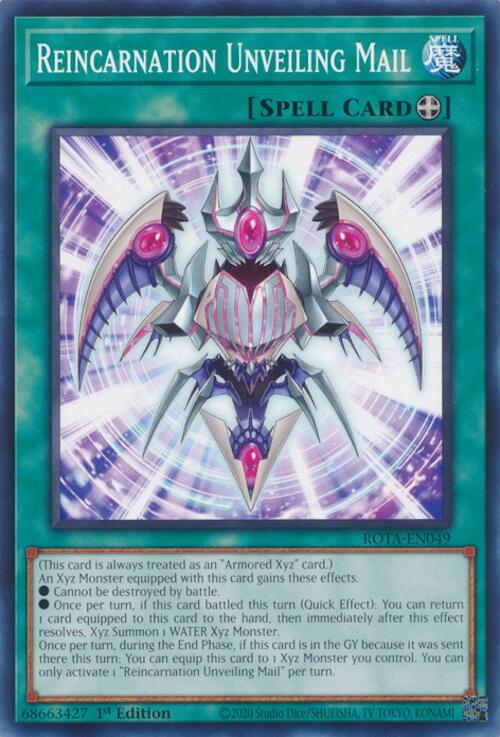Reincarnation Unveiling Mail [ROTA-EN049] Common | Jomio and Rueliete's Cards and Comics