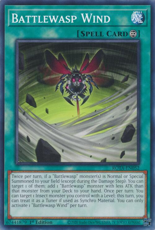 Battlewasp Wind [ROTA-EN052] Common | Jomio and Rueliete's Cards and Comics