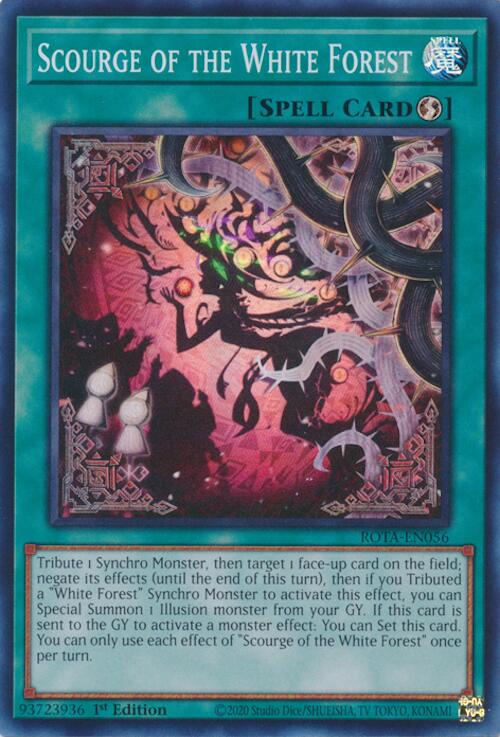 Scourge of the White Forest [ROTA-EN056] Super Rare | Jomio and Rueliete's Cards and Comics