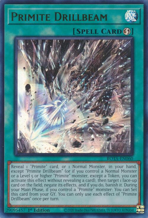 Primite Drillbeam [ROTA-EN060] Ultra Rare | Jomio and Rueliete's Cards and Comics
