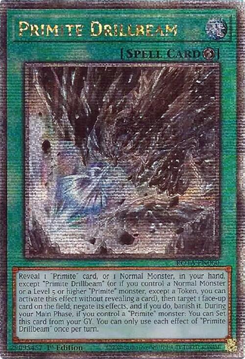 Primite Drillbeam (Quarter Century Secret Rare) [ROTA-EN060] Quarter Century Secret Rare | Jomio and Rueliete's Cards and Comics