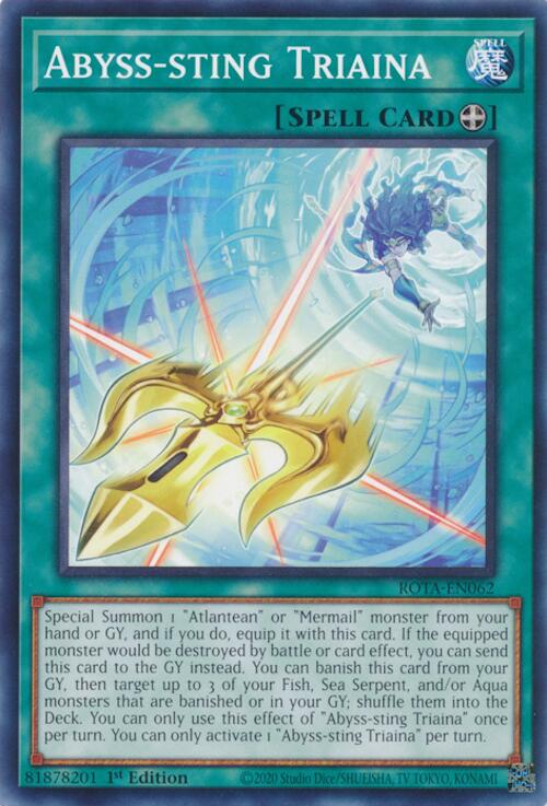 Abyss-sting Triaina [ROTA-EN062] Common | Jomio and Rueliete's Cards and Comics