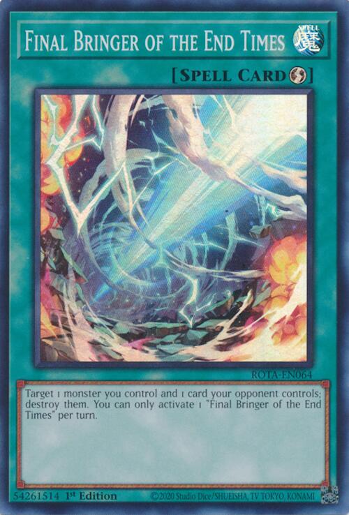 Final Bringer of the End Times [ROTA-EN064] Super Rare | Jomio and Rueliete's Cards and Comics