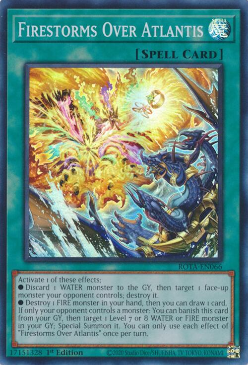 Firestorms Over Atlantis [ROTA-EN066] Super Rare | Jomio and Rueliete's Cards and Comics