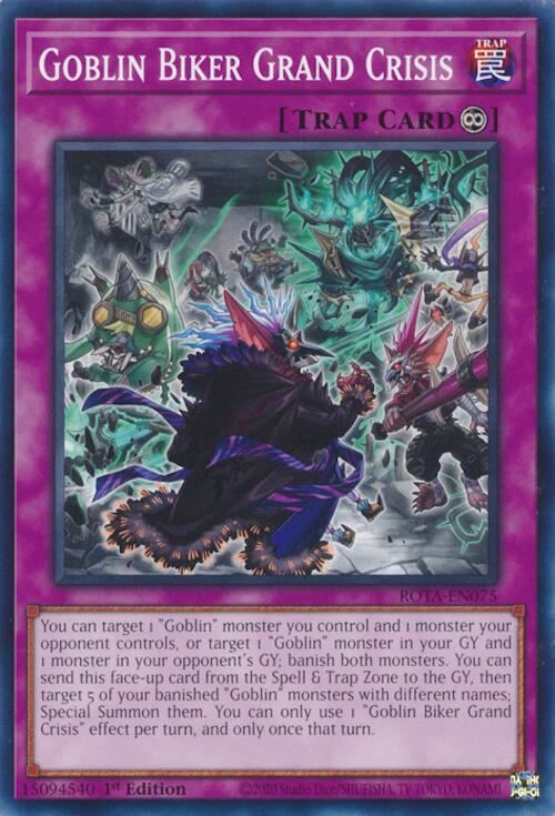 Goblin Biker Grand Crisis [ROTA-EN075] Common | Jomio and Rueliete's Cards and Comics