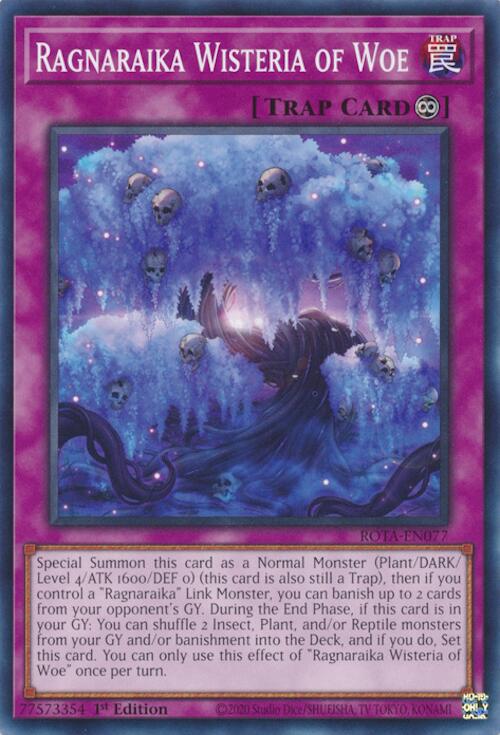 Ragnaraika Wisteria of Woe [ROTA-EN077] Common | Jomio and Rueliete's Cards and Comics