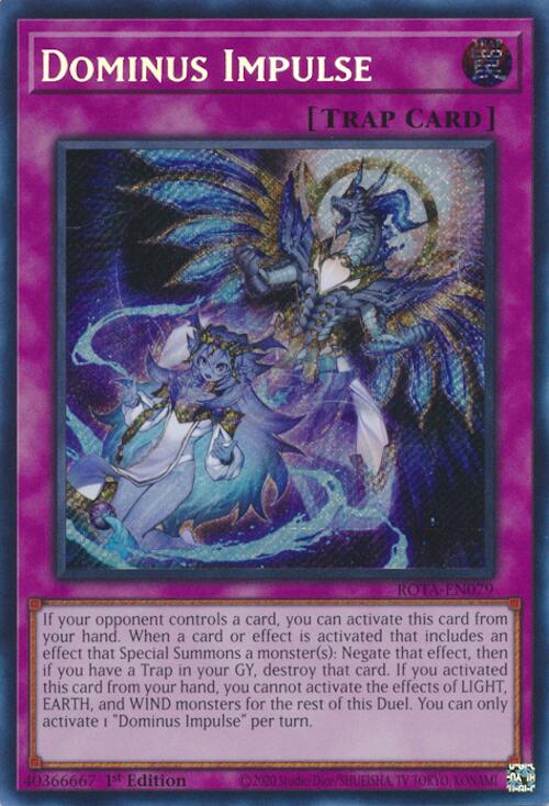 Dominus Impulse [ROTA-EN079] Secret Rare | Jomio and Rueliete's Cards and Comics
