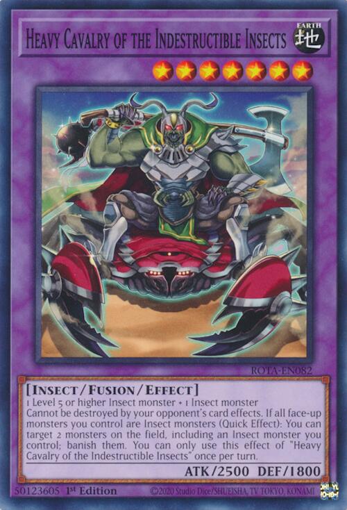 Heavy Cavalry of the Indestructible Insects [ROTA-EN082] Common | Jomio and Rueliete's Cards and Comics