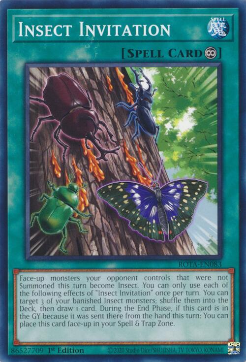 Insect Invitation [ROTA-EN083] Common | Jomio and Rueliete's Cards and Comics