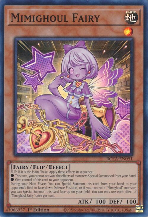 Mimighoul Fairy [ROTA-EN091] Super Rare | Jomio and Rueliete's Cards and Comics