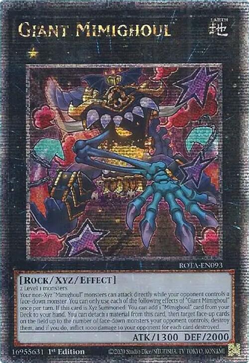 Giant Mimighoul (Quarter Century Secret Rare) [ROTA-EN093] Quarter Century Secret Rare | Jomio and Rueliete's Cards and Comics