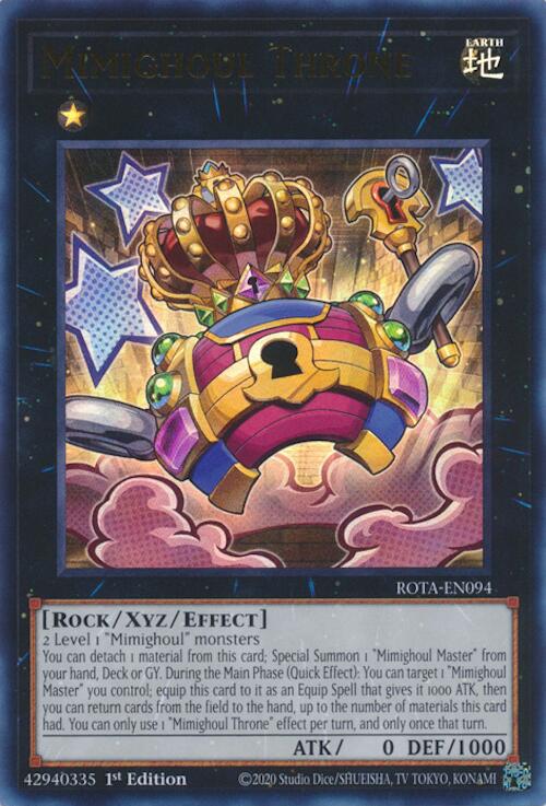 Mimighoul Throne [ROTA-EN094] Ultra Rare | Jomio and Rueliete's Cards and Comics
