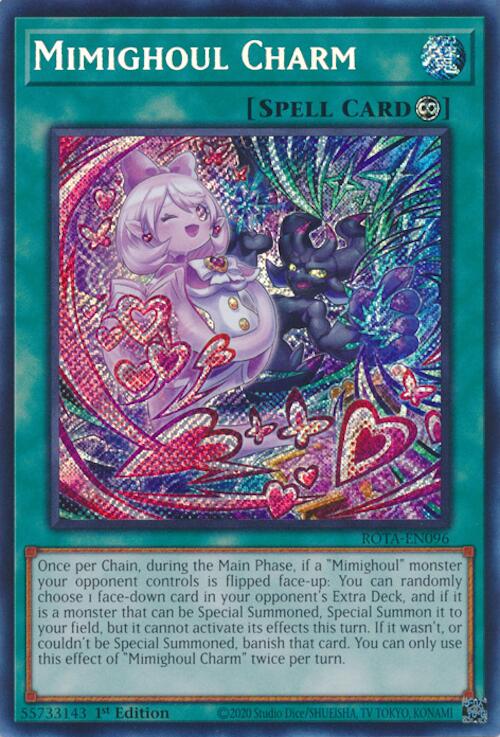 Mimighoul Charm [ROTA-EN096] Secret Rare | Jomio and Rueliete's Cards and Comics